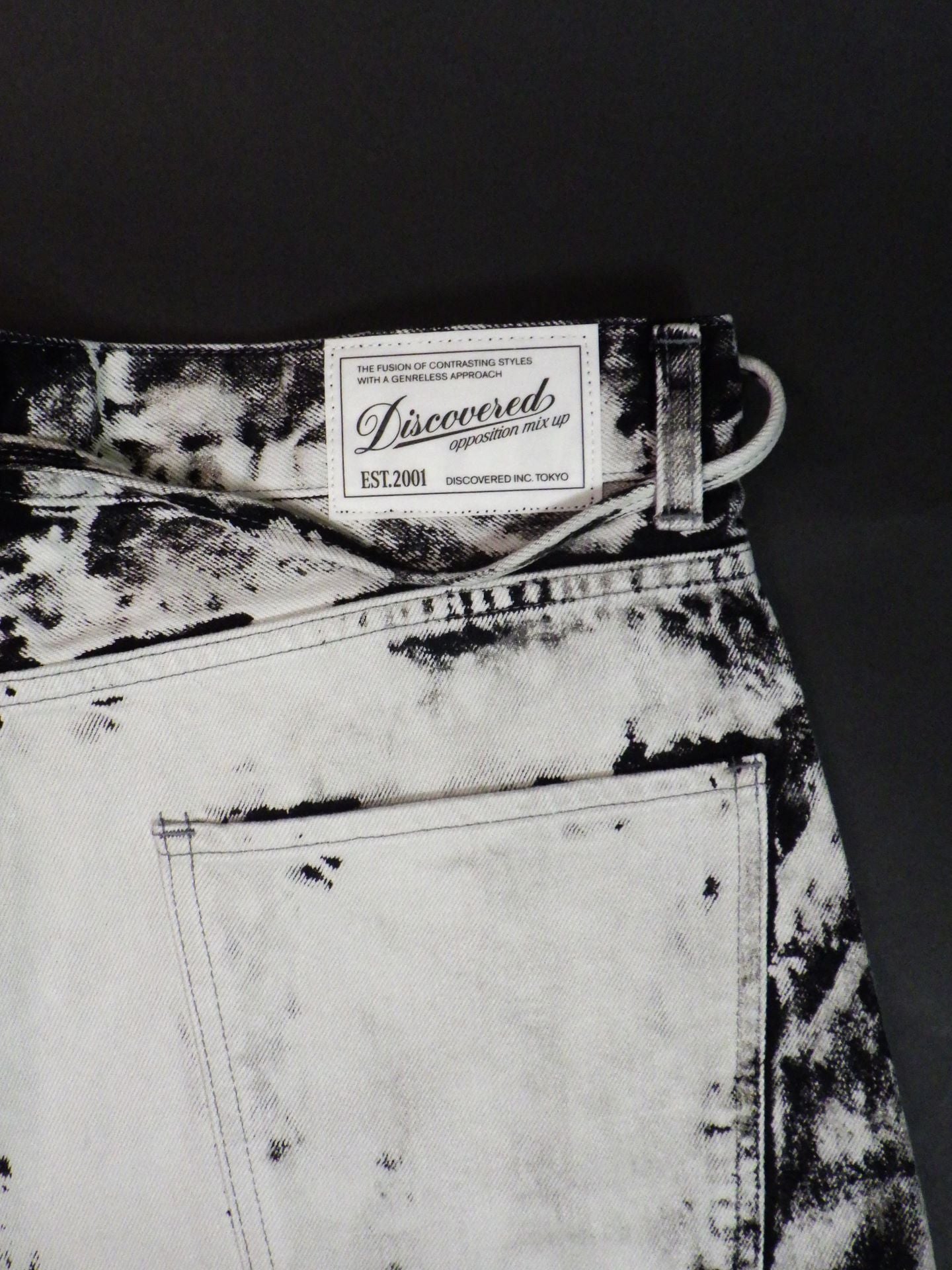DISCOVERED　ブリーチデニムパンツ　DC-AW25-PT-03