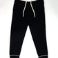 1PIU1UGUALE3 RELAX　バイカラーニットロングパンツ　USK-25031-BK