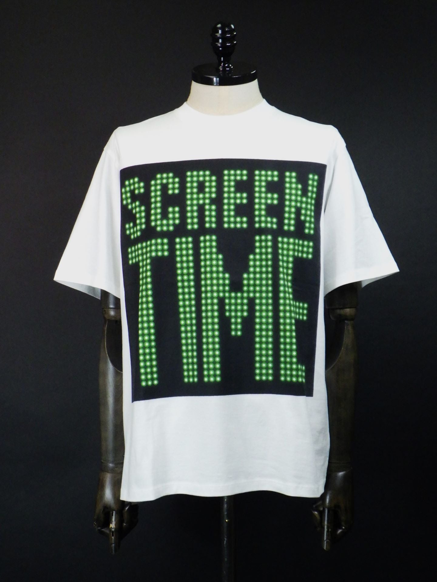 ANREALAGE　スクリーンタイムプリントTシャツ　AZ252CC1064-WH