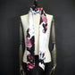 kiryuyrik　 Goth Flora Suede Satin Stole　KW-STL10-900-WHT