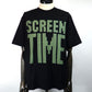 ANREALAGE　スクリーンタイムプリントTシャツ　AZ252CC1064-BK