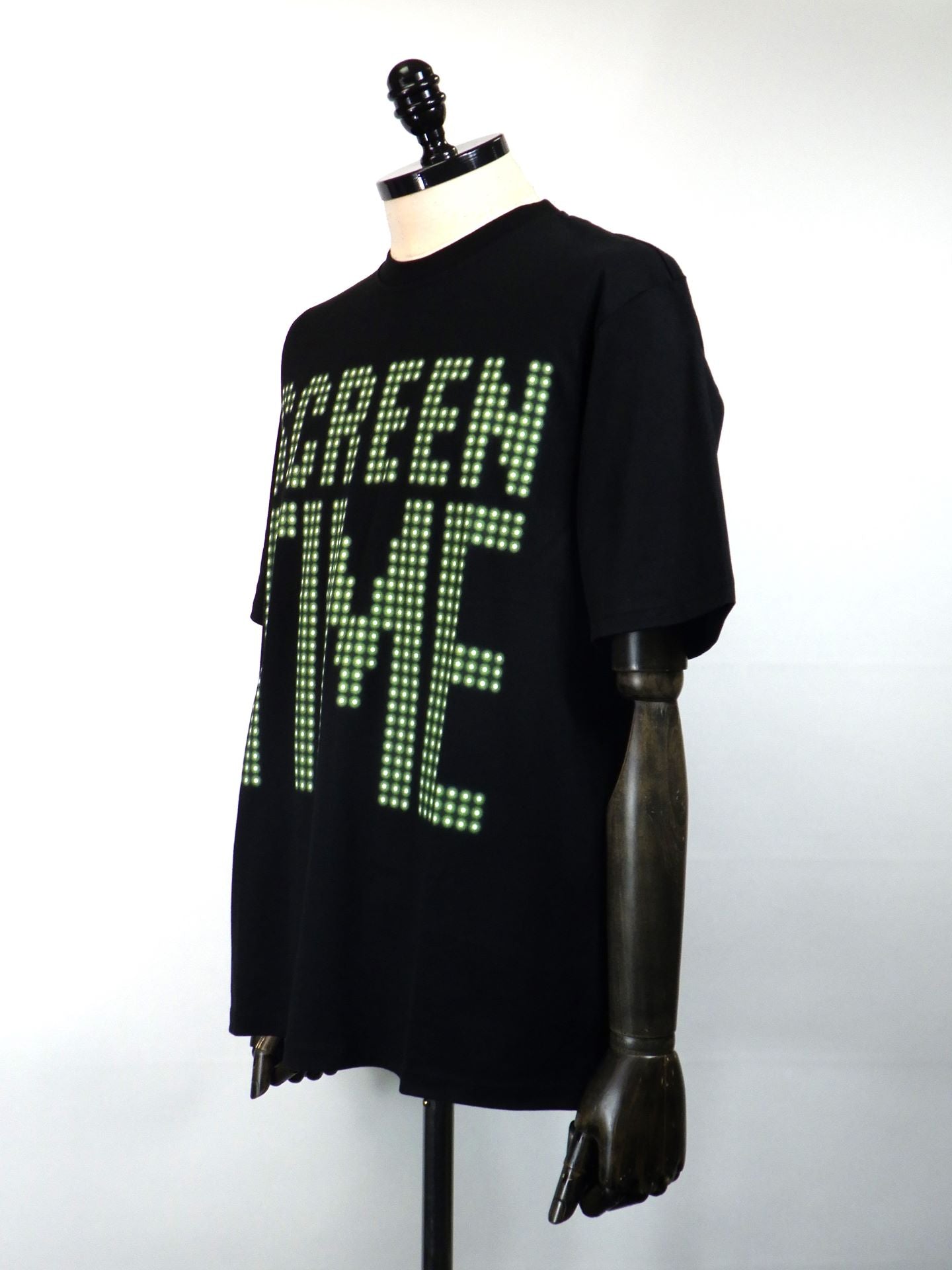 ANREALAGE　スクリーンタイムプリントTシャツ　AZ252CC1064-BK
