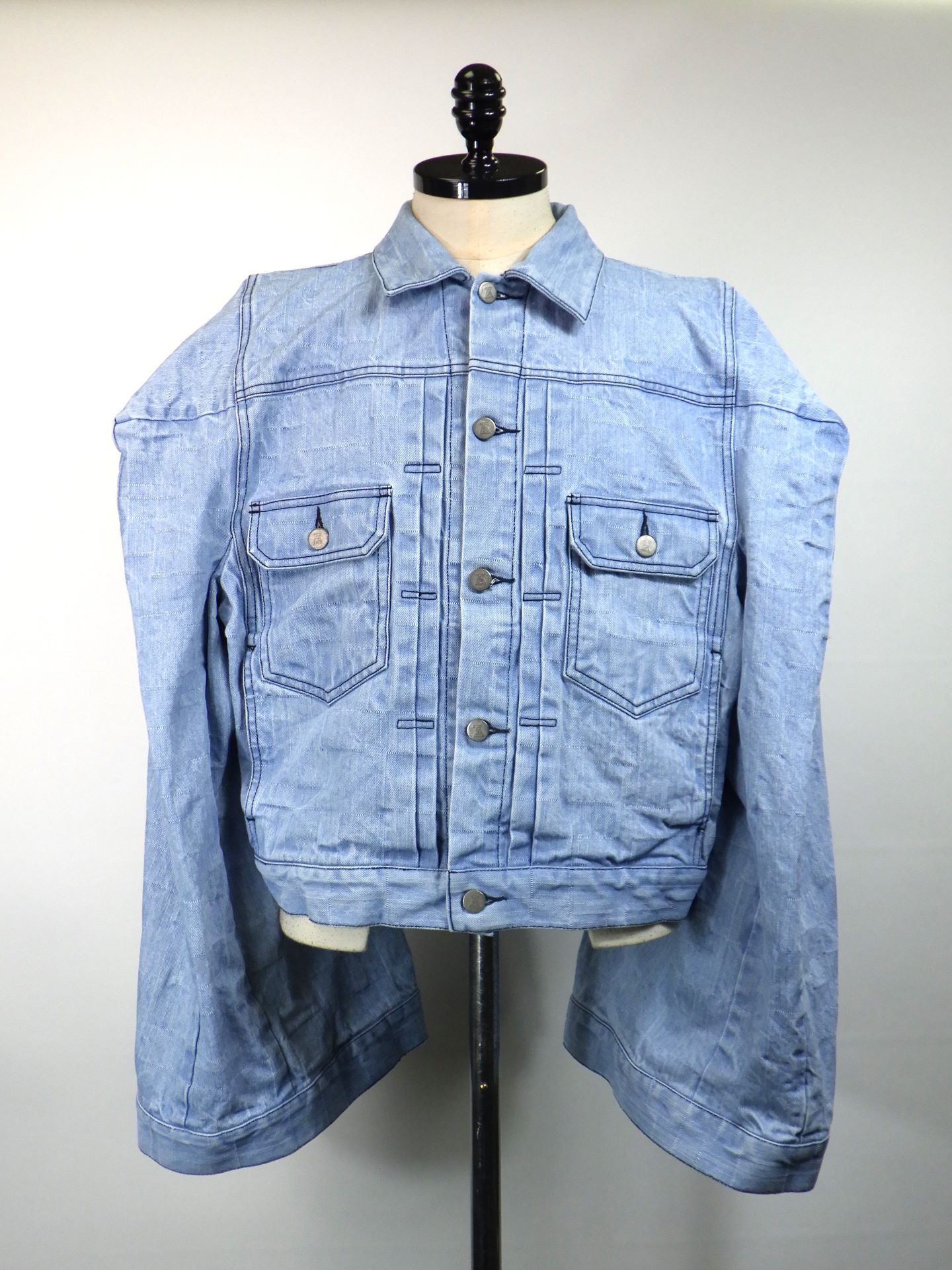 ANREALAGE　ボックスデニムジャケット　AZ252SB1041-L.INDIGO