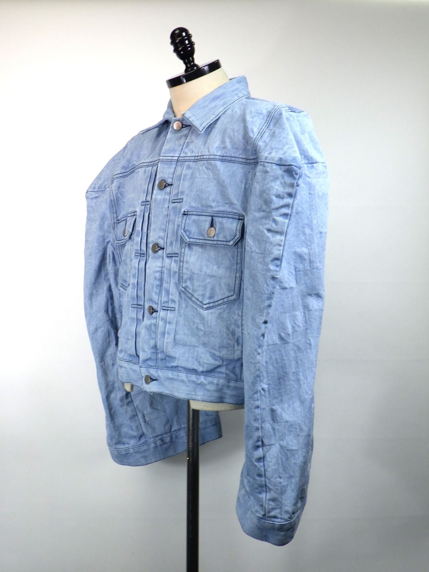 ANREALAGE　ボックスデニムジャケット　AZ252SB1041-L.INDIGO