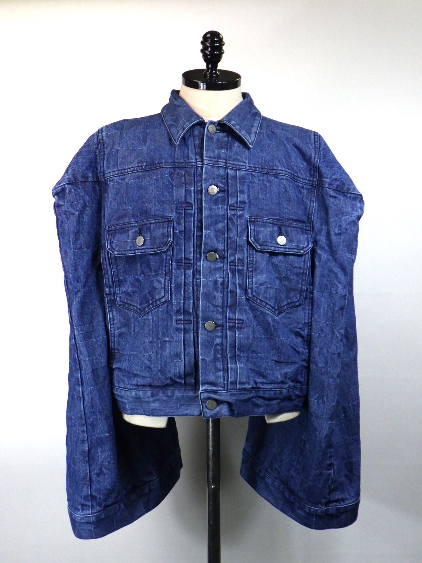ANREALAGE　ボックスデニムジャケット　AZ252SB1041-INDIGO