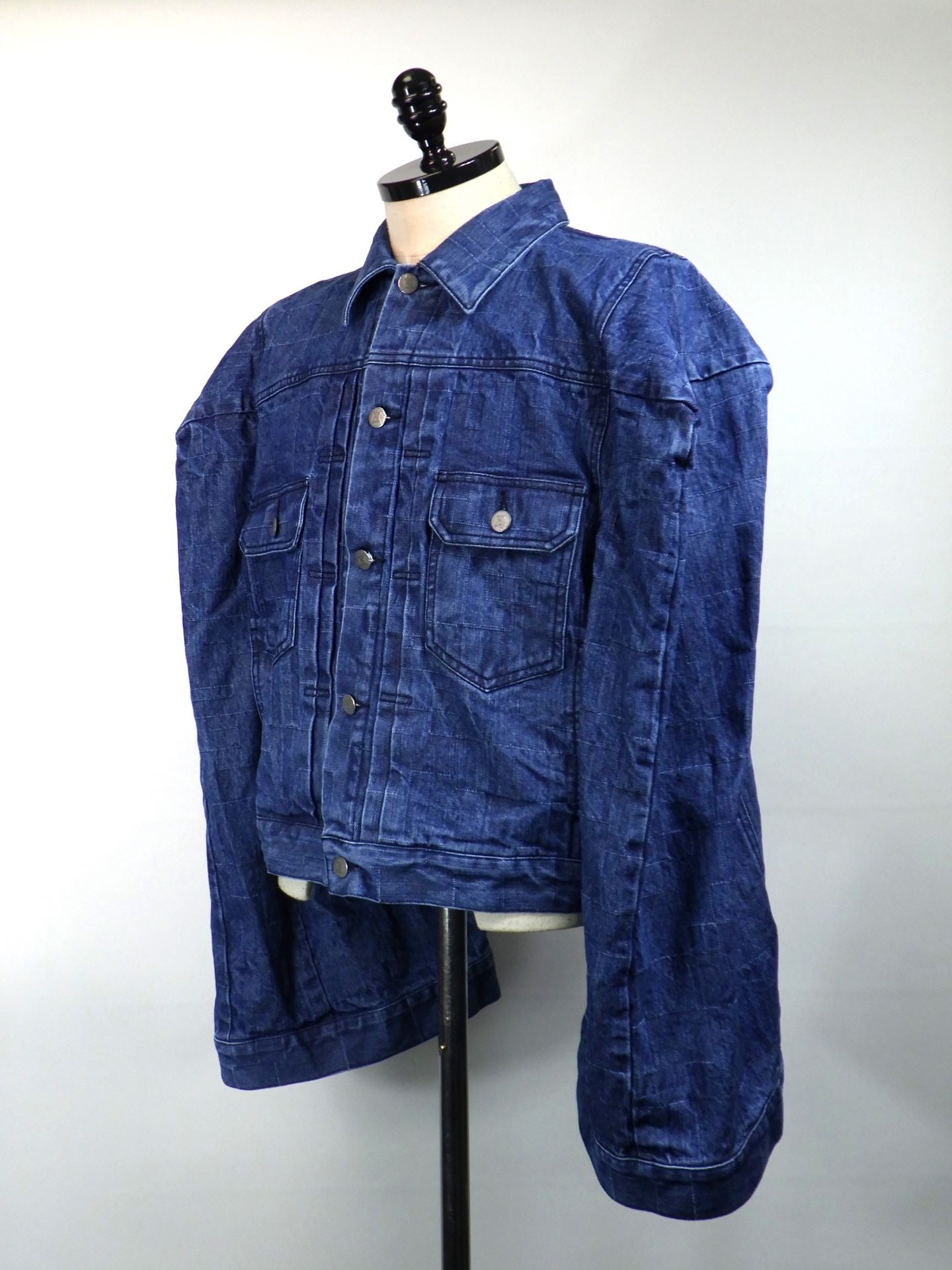 ANREALAGE　ボックスデニムジャケット　AZ252SB1041-INDIGO