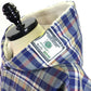 STUD MUFFIN　ヘビーネルチェック/ボア ムックボアパッチワークフードシャツ　624-01150-BL