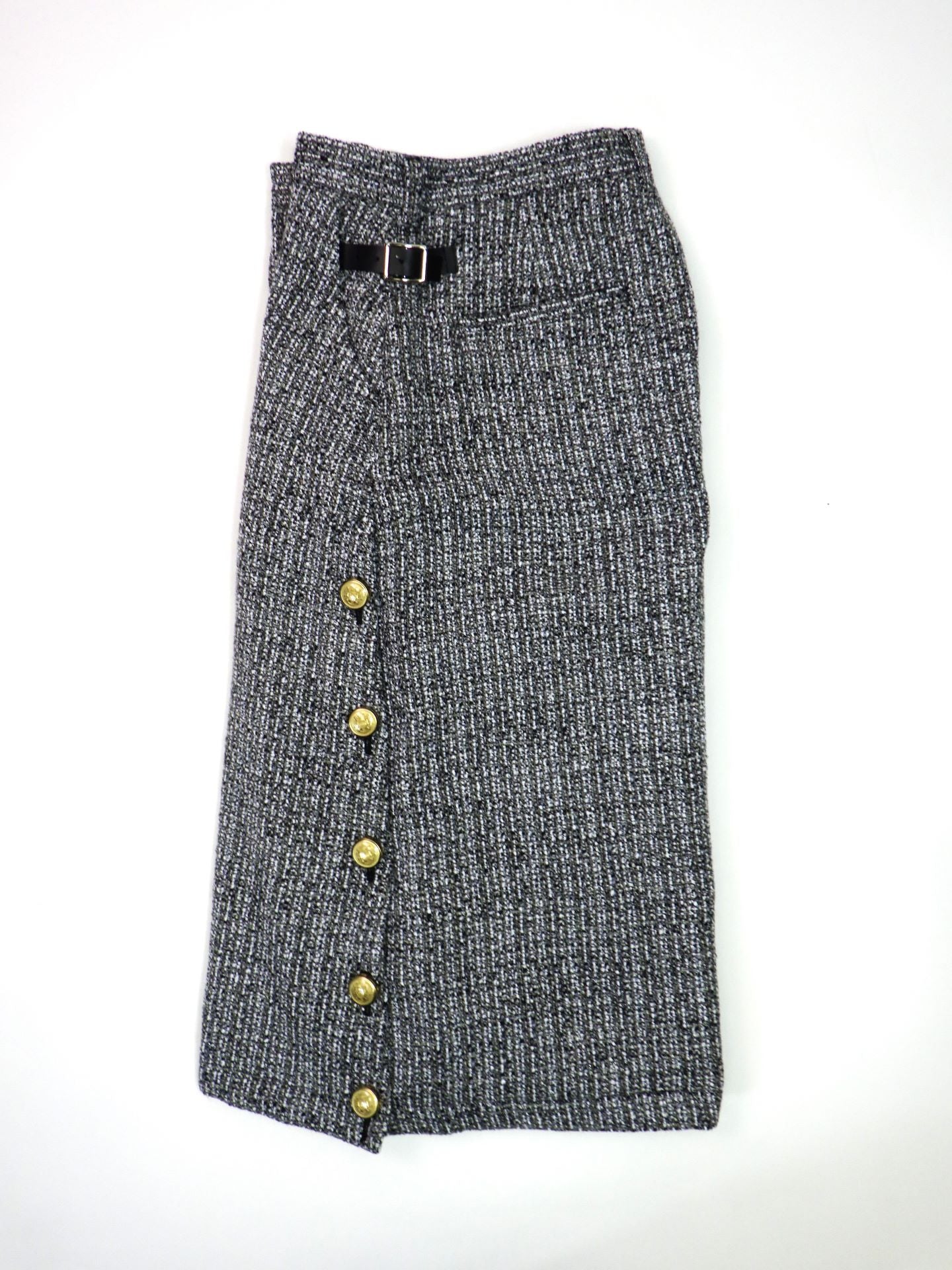 anrealage homme　ボタンツイードショーツ　HO252AB1025-GRY