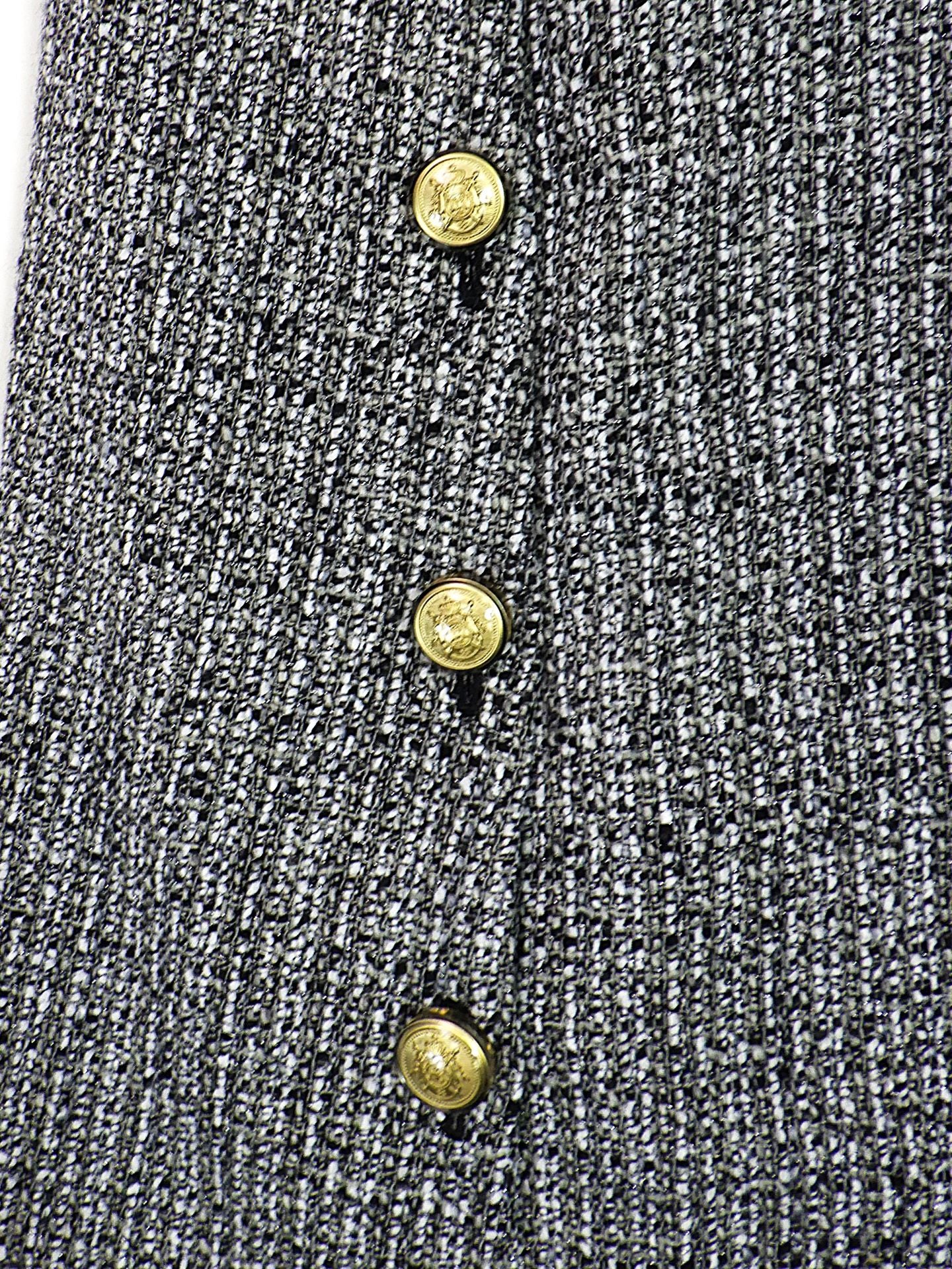 anrealage homme　ボタンツイードショーツ　HO252AB1025-GRY