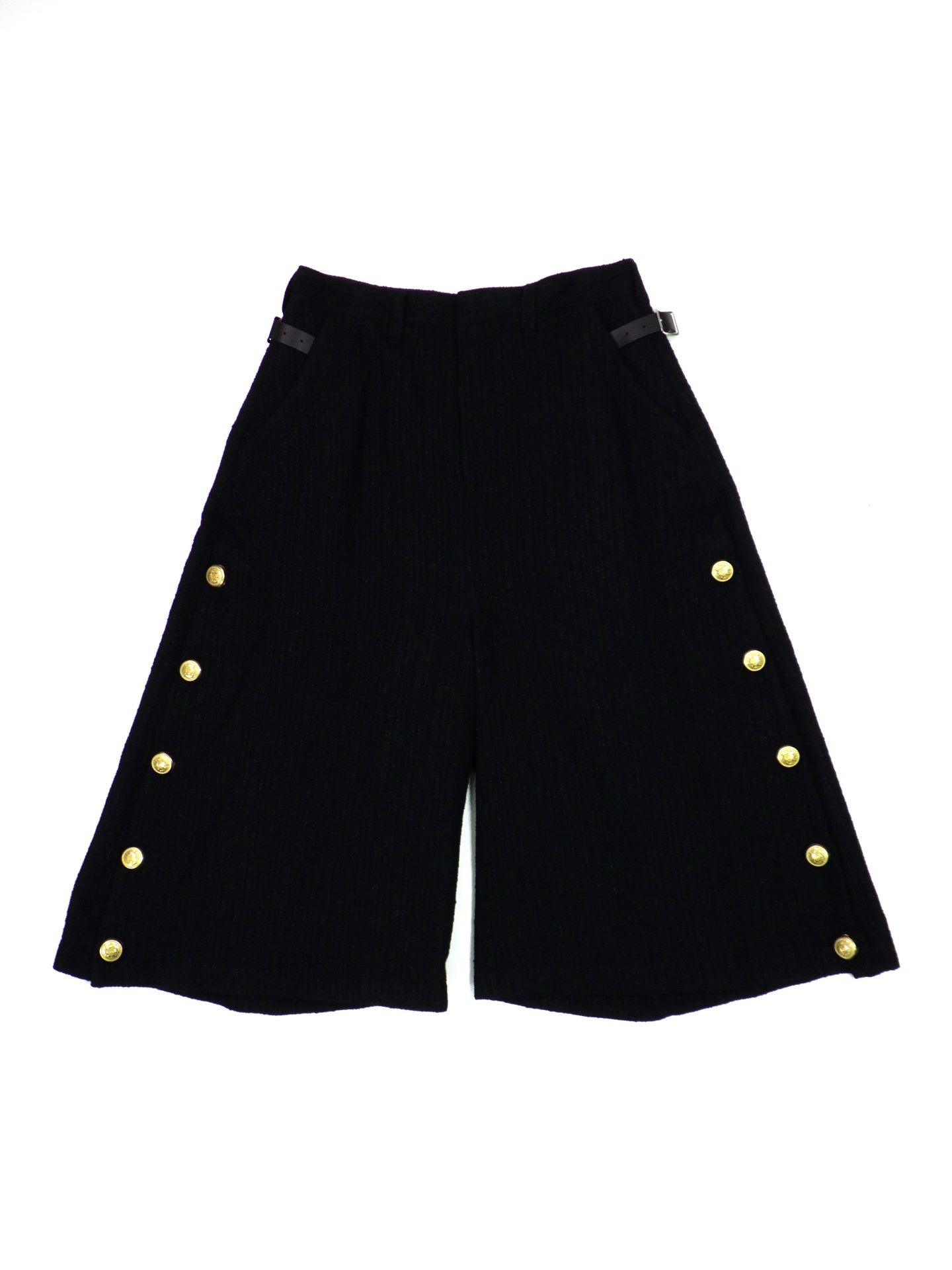 anrealage homme　ボタンツイードショーツ　HO252AB1025-BK