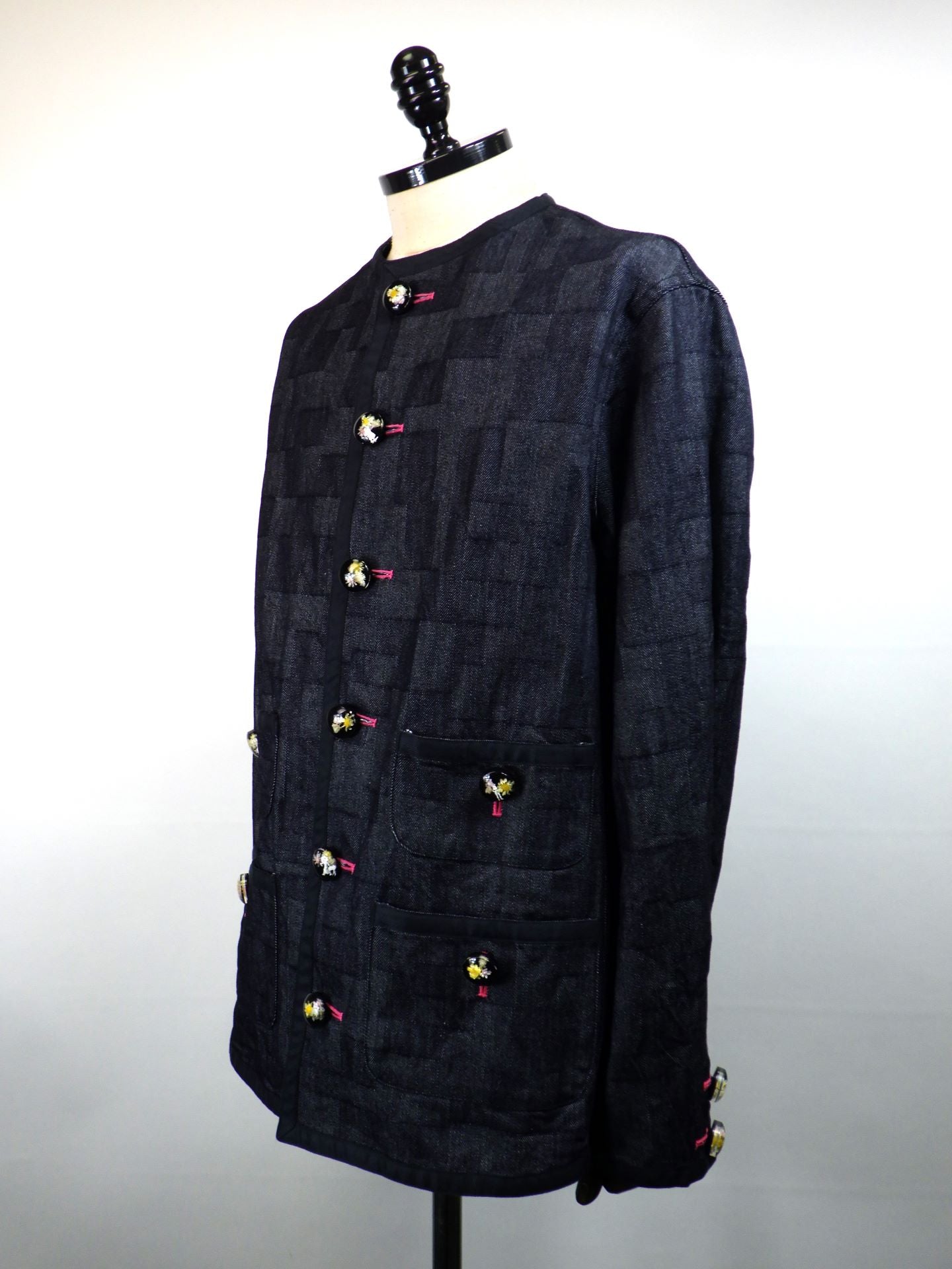 anrealage homme　ノーカラーデニムジャケット　HO252AO2016