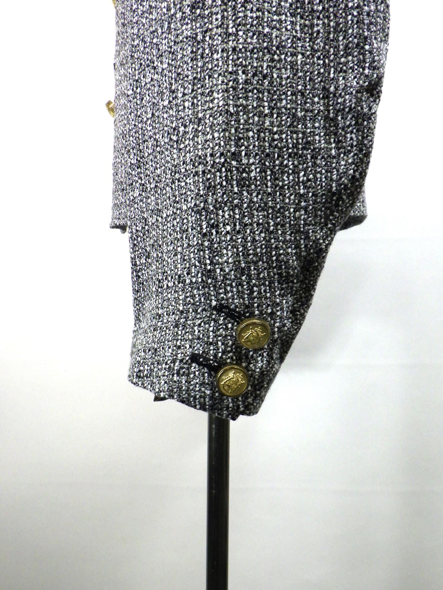 anrealage homme　ダブルボタンツイードジャケット　HO252AO2015-GRY
