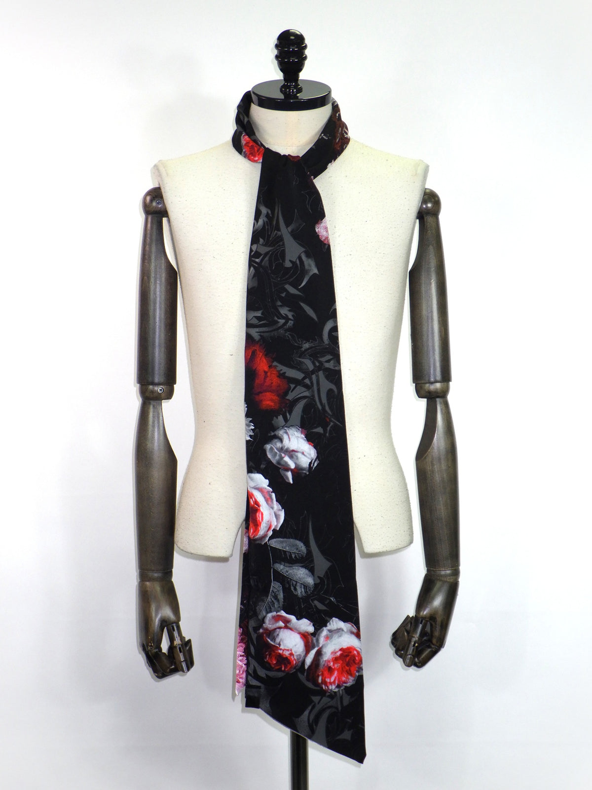 kiryuyrik　 Goth Flora Stole　KW-STL10-902-BK