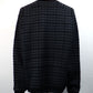 SUPERTHANKS　グラフチェックニットクルーネックセーター　ST253KT01-C.GRY×BK
