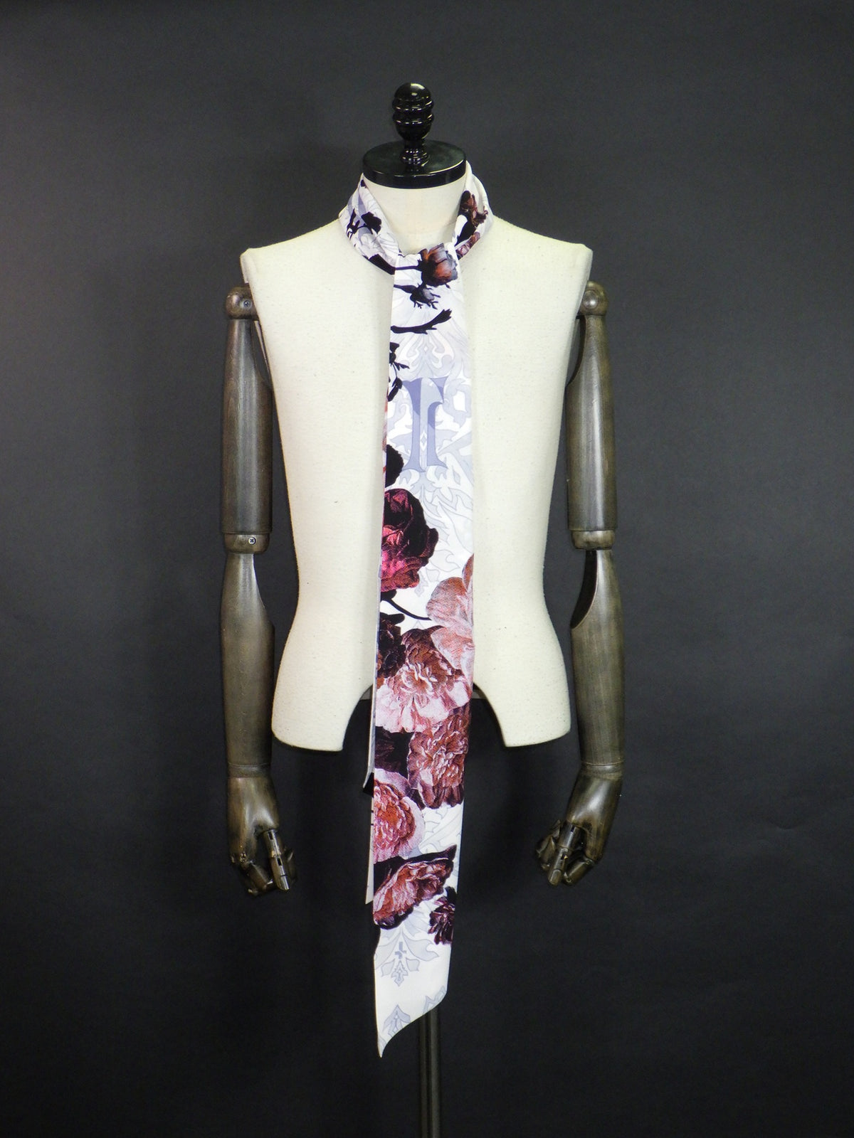 kiryuyrik　 Goth Flora Stole　KW-STL10-902-WHT