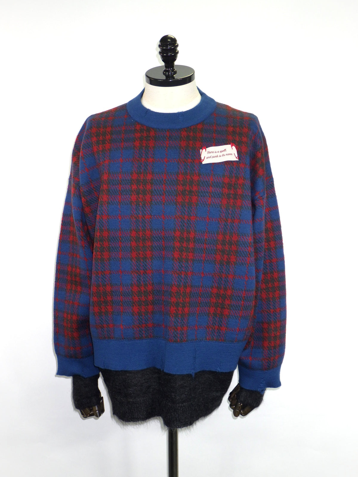 NewRose　CHECK JACQUARD × MOHAIR　NR263K006-BL