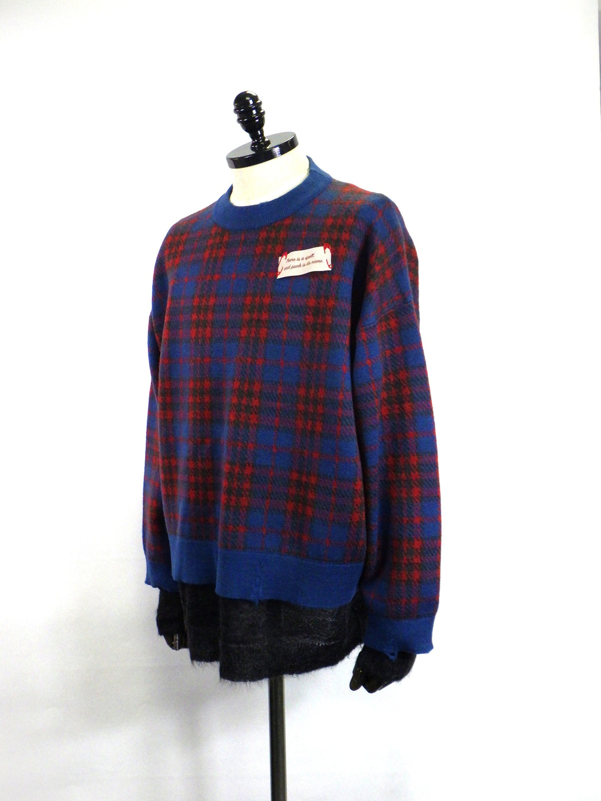 NewRose　CHECK JACQUARD × MOHAIR　NR263K006-BL