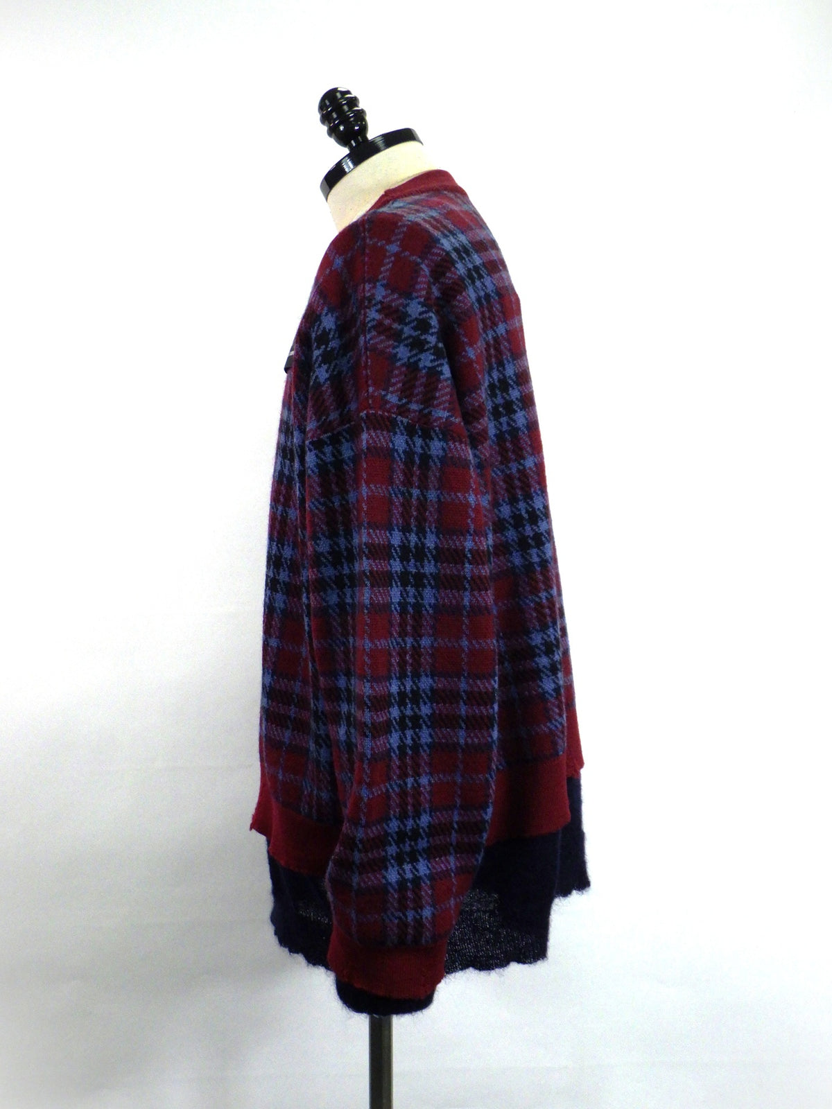 NewRose　CHECK JACQUARD × MOHAIR　NR263K006-RED