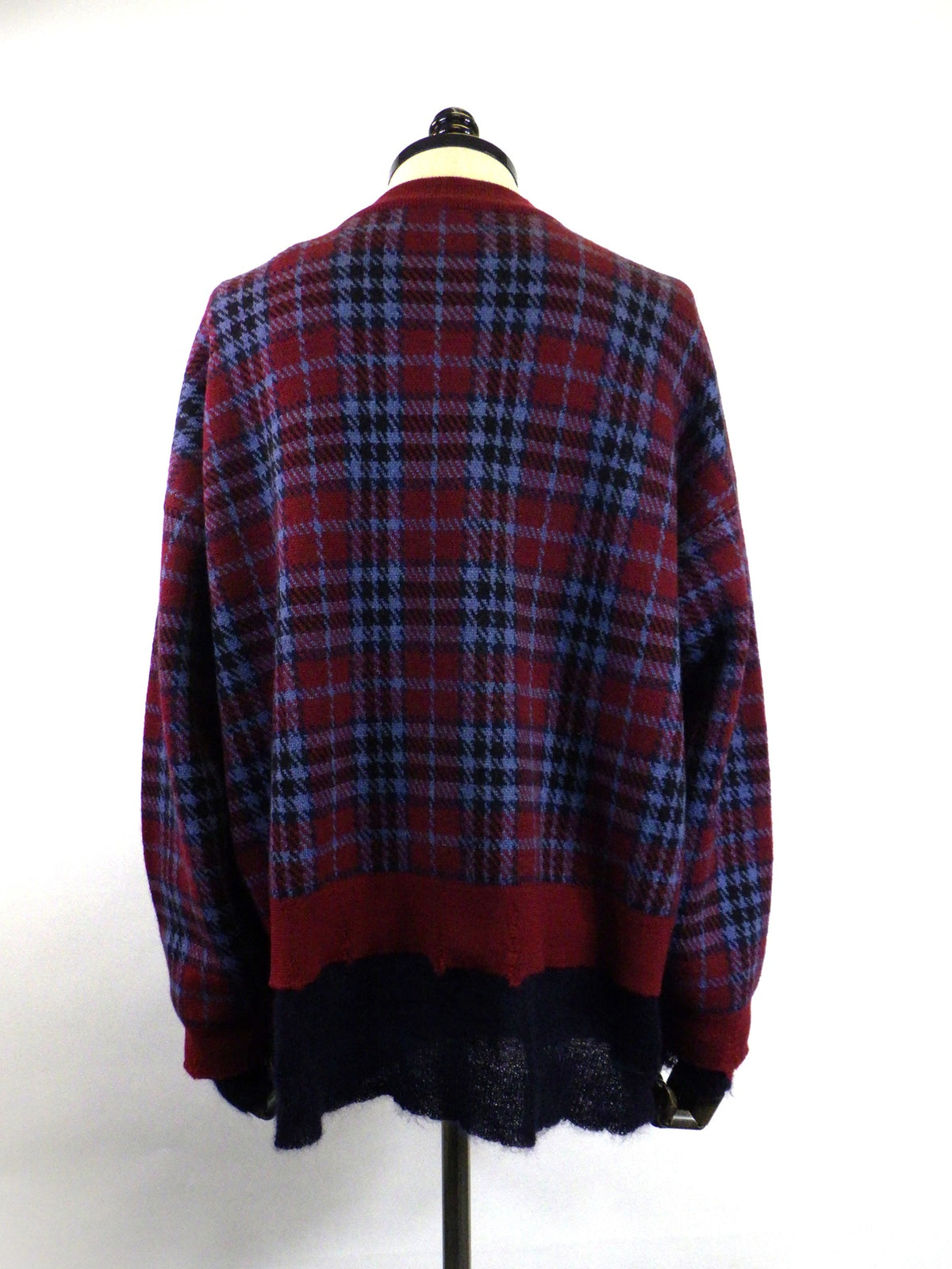NewRose　CHECK JACQUARD × MOHAIR　NR263K006-RED
