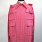TENDER PERSON　ローズチェック4ポケットシャツ　SLIT-4209-RED
