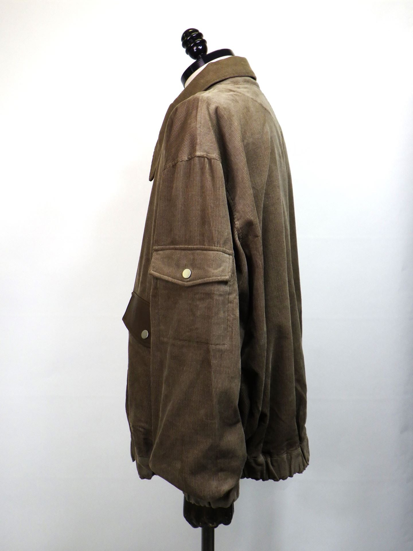 SUPERTHANKS　コーデュロイハリントンジャケット　ST253JK02-MOCHA