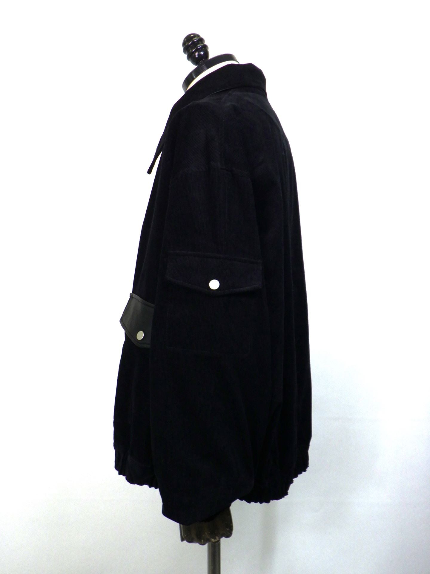 SUPERTHANKS　コーデュロイハリントンジャケット　ST253JK02-BK