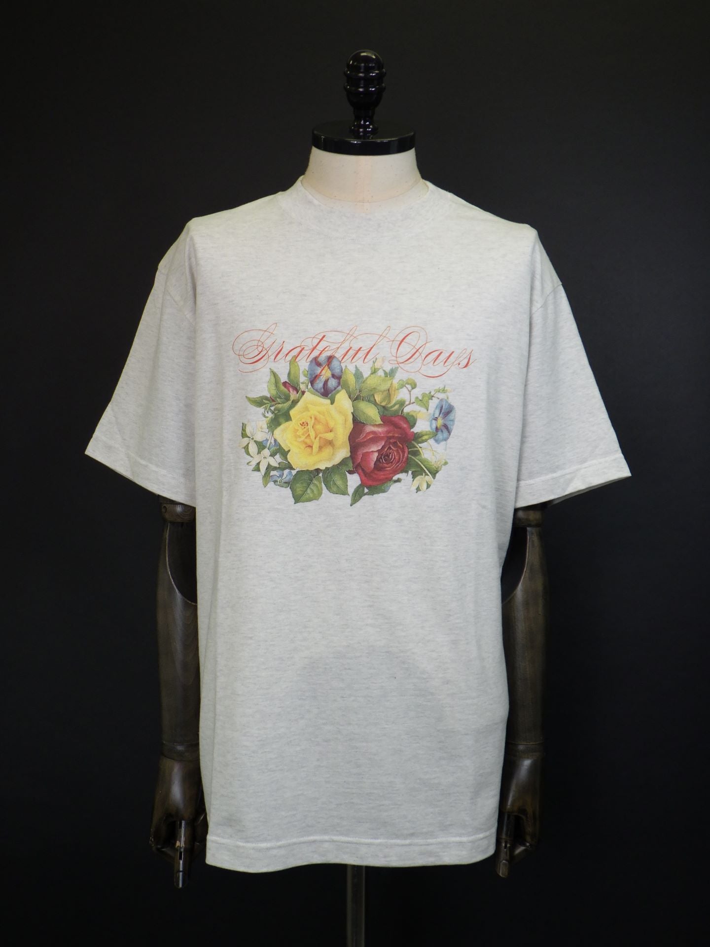 TENDER PERSON　フラワーガーデンTシャツ　SLIT-4232-OATMEAL