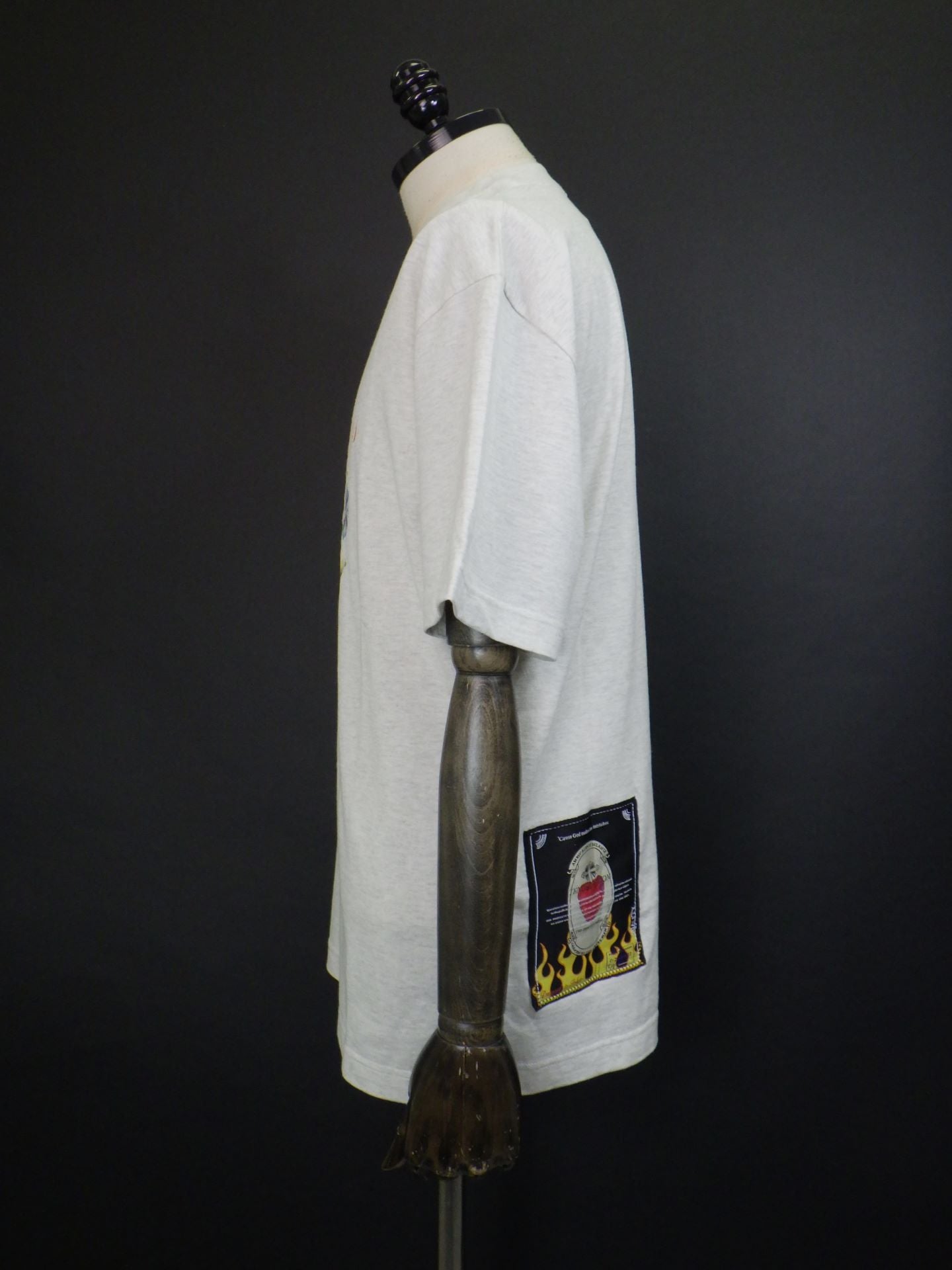 TENDER PERSON　フラワーガーデンTシャツ　SLIT-4232-OATMEAL