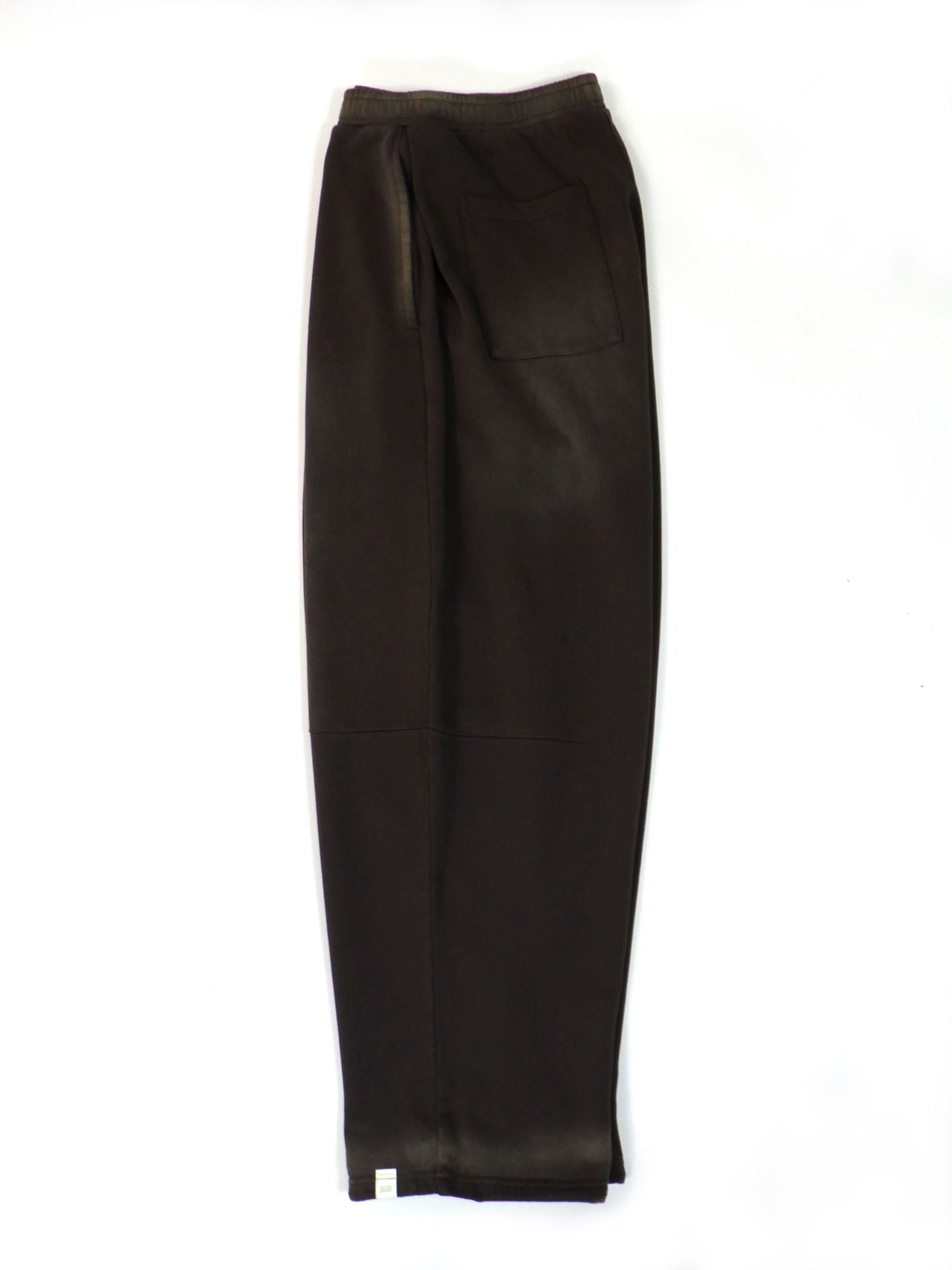 SUPERTHANKS　サンフェーデッドスウェットサイドタックワイドパンツ　ST253CS04A-BR