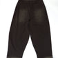 SUPERTHANKS　サンフェーデッドスウェットサイドタックワイドパンツ　ST253CS04A-BR