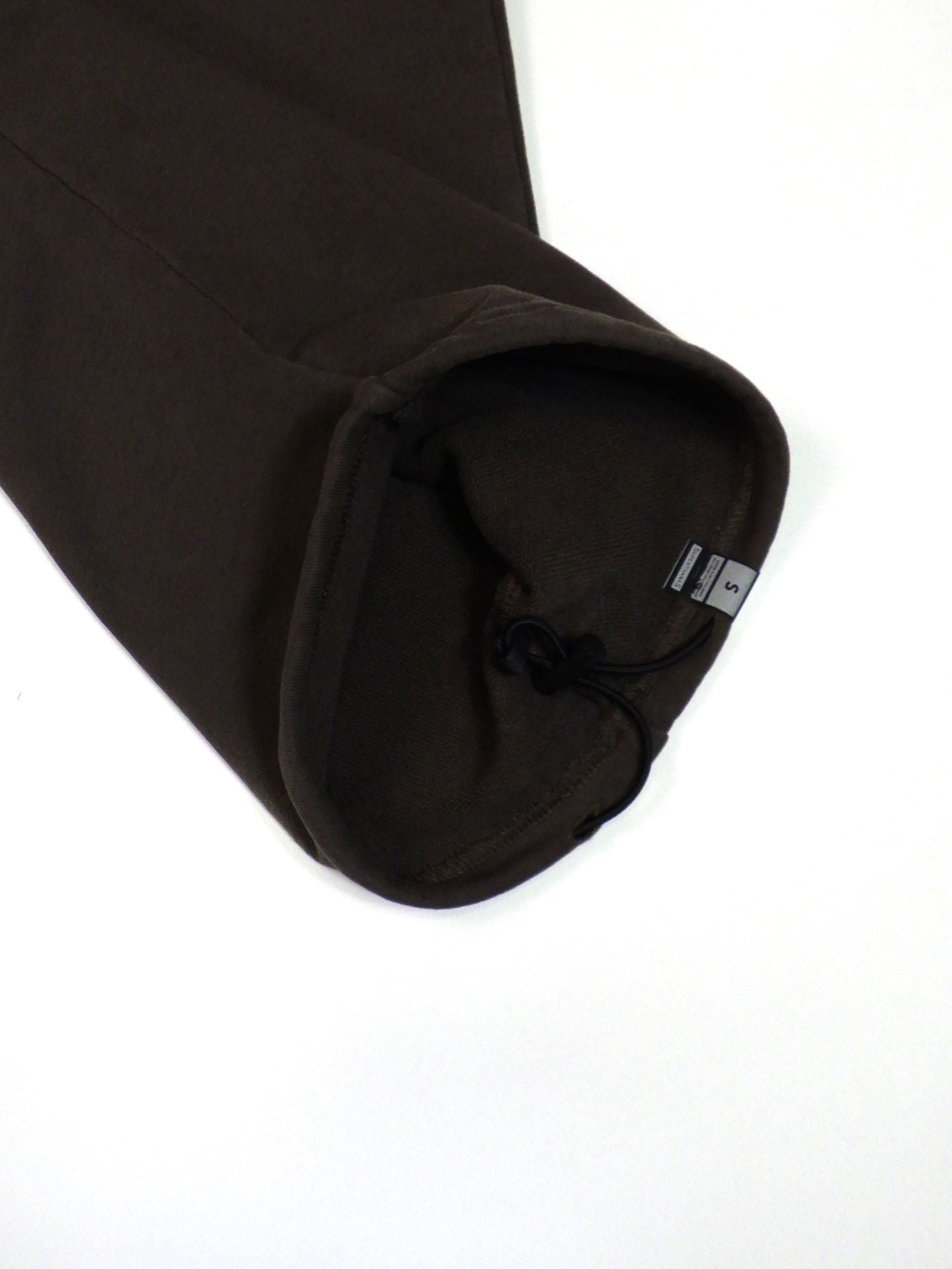 SUPERTHANKS　サンフェーデッドスウェットサイドタックワイドパンツ　ST253CS04A-BR
