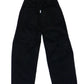 SUPERTHANKS　コーデュロイサイドタックワイドパンツ　ST253PT02-BK