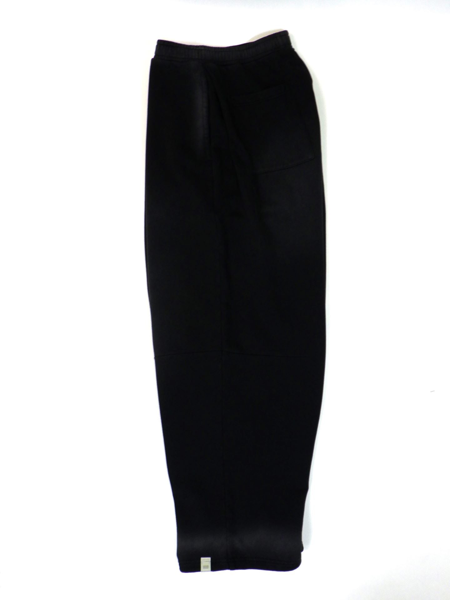 SUPERTHANKS　サンフェーデッドスウェットサイドタックワイドパンツ　ST253CS04A-BK
