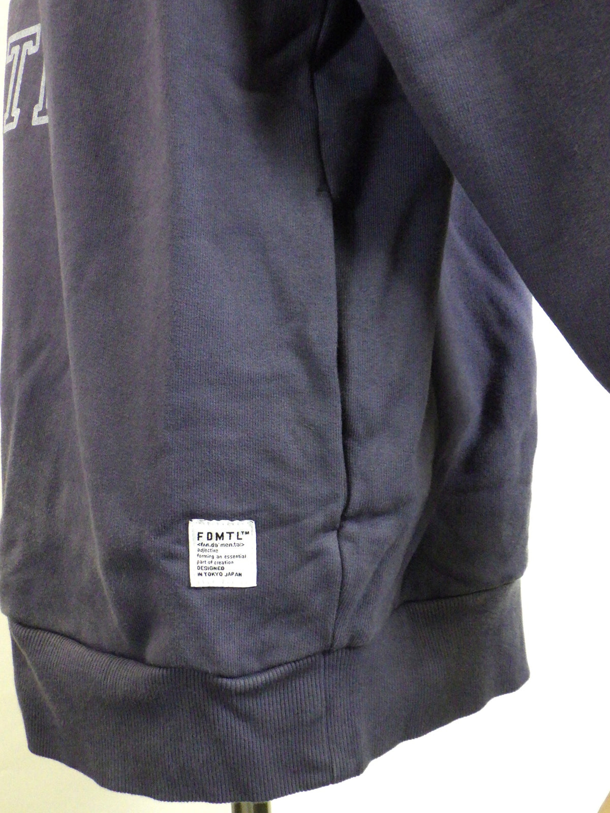 FDMTL　 PRINTED SWEAT SHIRT 3YR WASH　FA26CSC31-NV