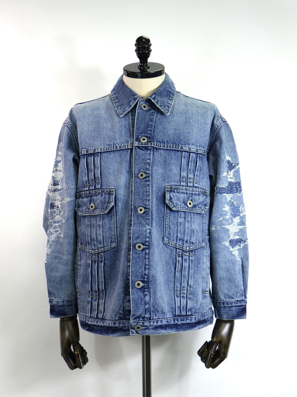FDMTL　PLEATS DENIM JACKET 10YR WASH　FA26JK32H-IND