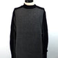 wjk　コンビネーションクルーネックセーター　6880wn05g-GRY×BK