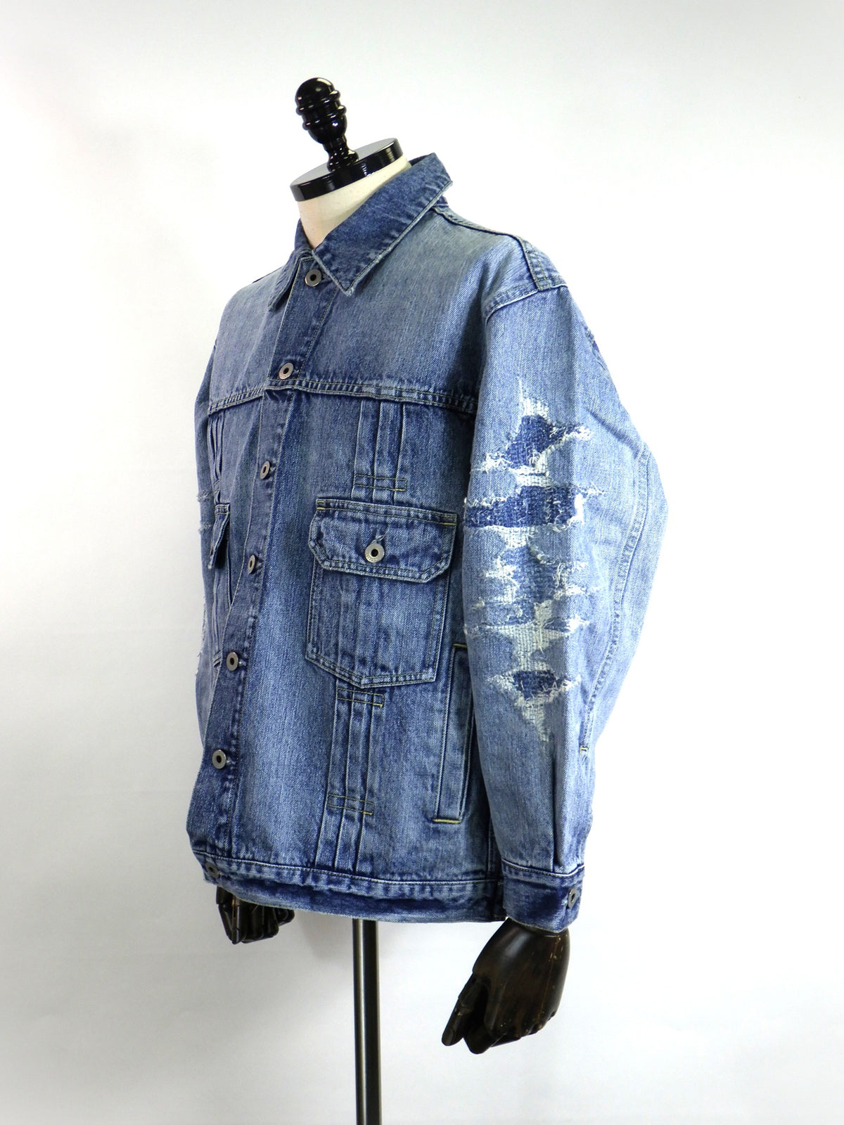 FDMTL　PLEATS DENIM JACKET 10YR WASH　FA26JK32H-IND