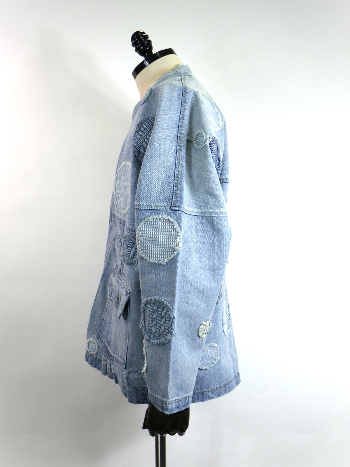 FDMTL　PLEATS DENIM CARDIGAN 5YR WASH　FA26TP34H-IND