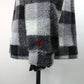 STUD MUFFIN　ブロックチェックムックボア サガラパッチワークブルゾン　524-09214- M.GRY
