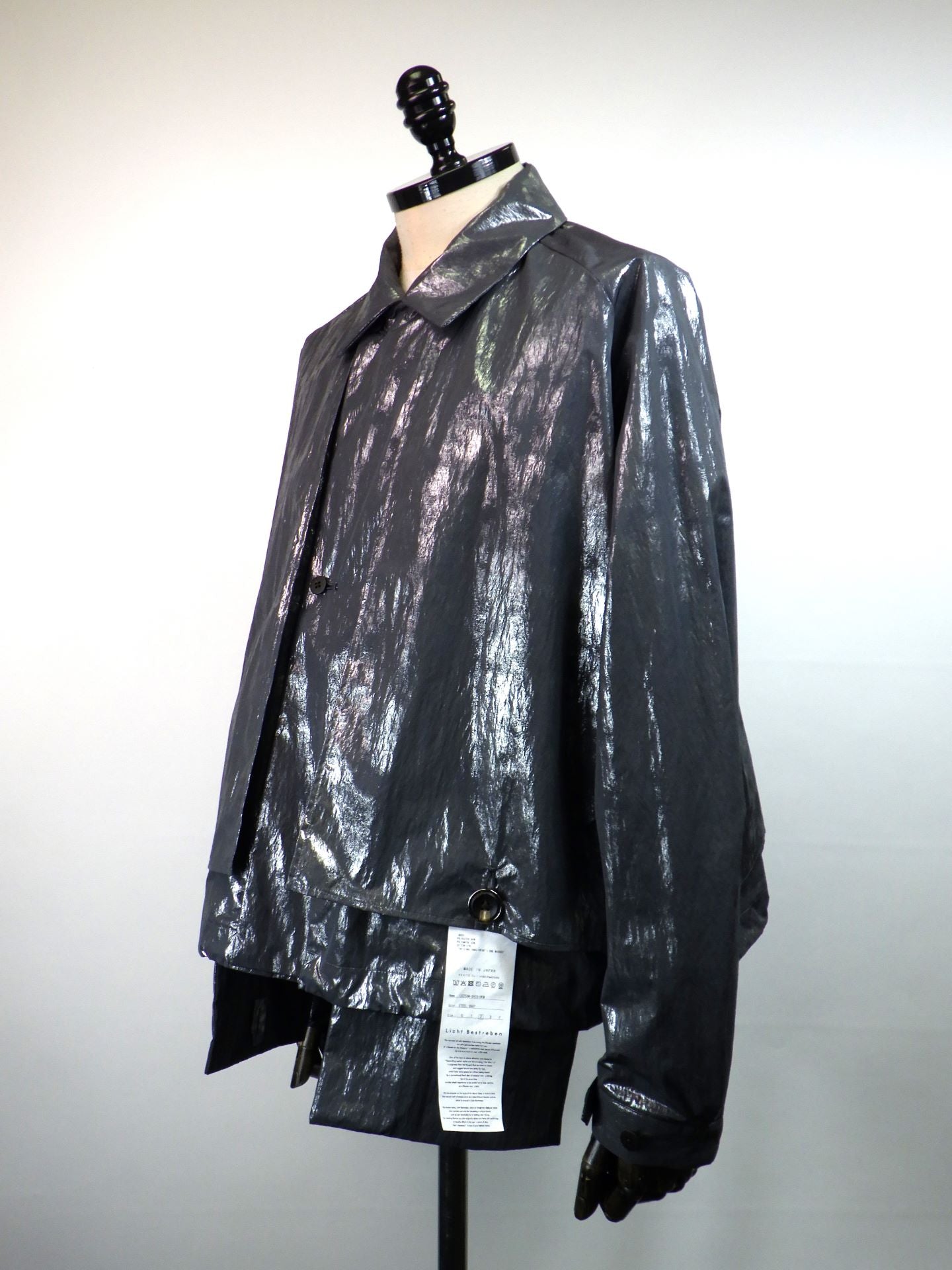 Licht Bestreben　ウォッシュドホイルコーティングショートトレンチジャケット　LB25AW-SH09-HKW