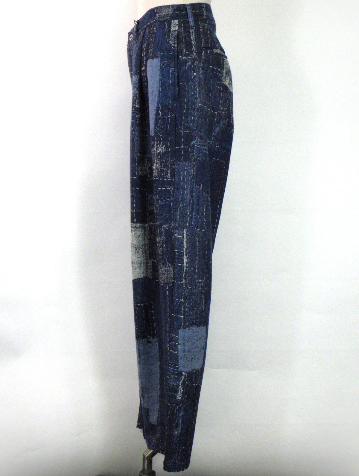 FDMTL　BORO JACQUARD WIDE PANTS RINSE　FA26PN40JR-IND