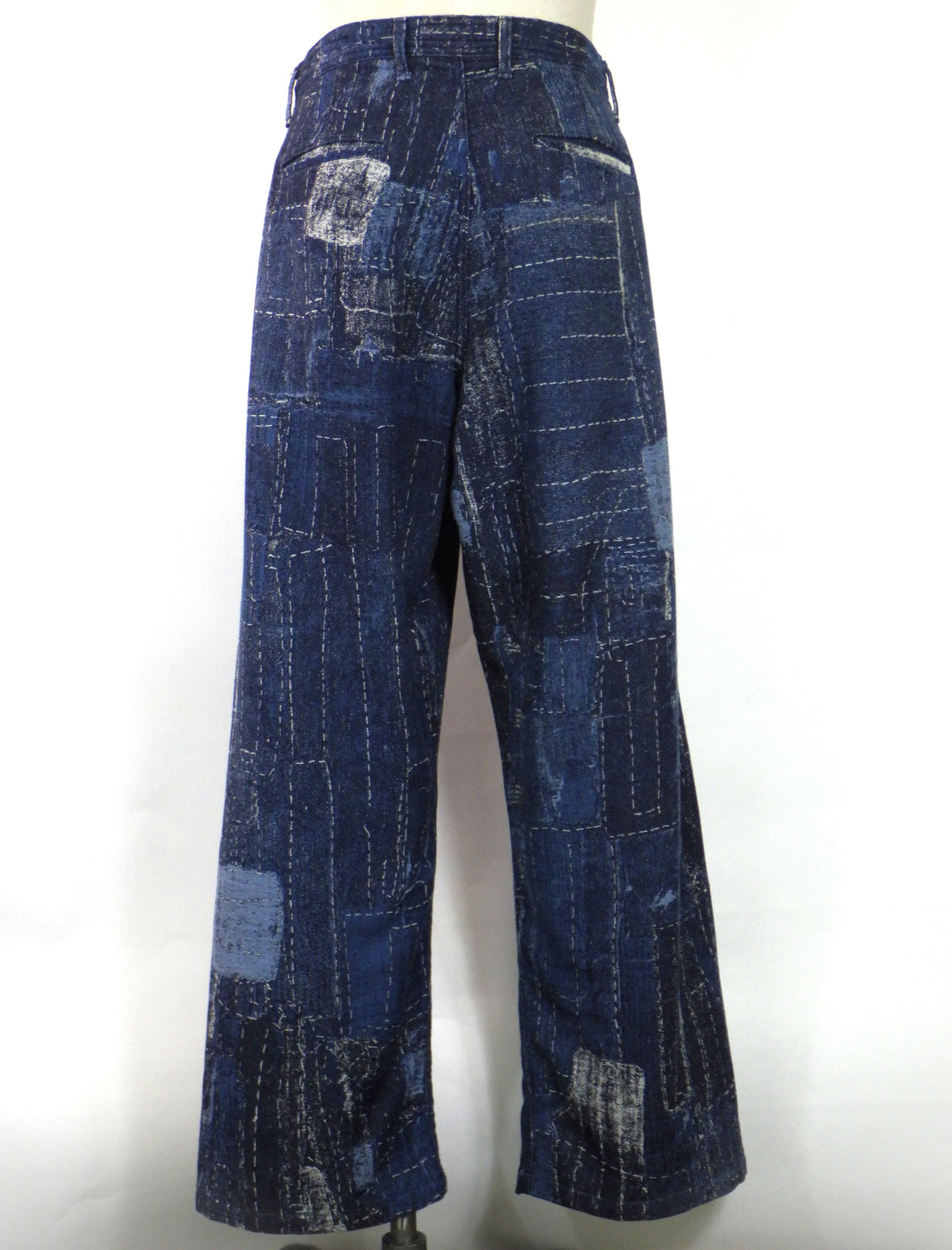 FDMTL　BORO JACQUARD WIDE PANTS RINSE　FA26PN40JR-IND