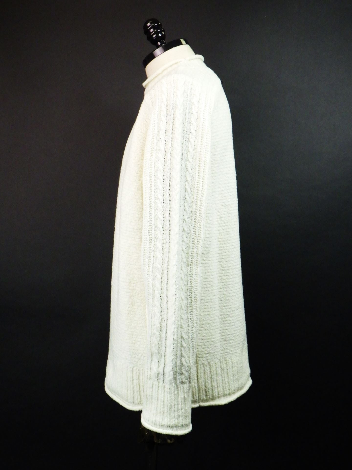 wjk　コンビネーションクルーネックセーター　6880wn05g-WH