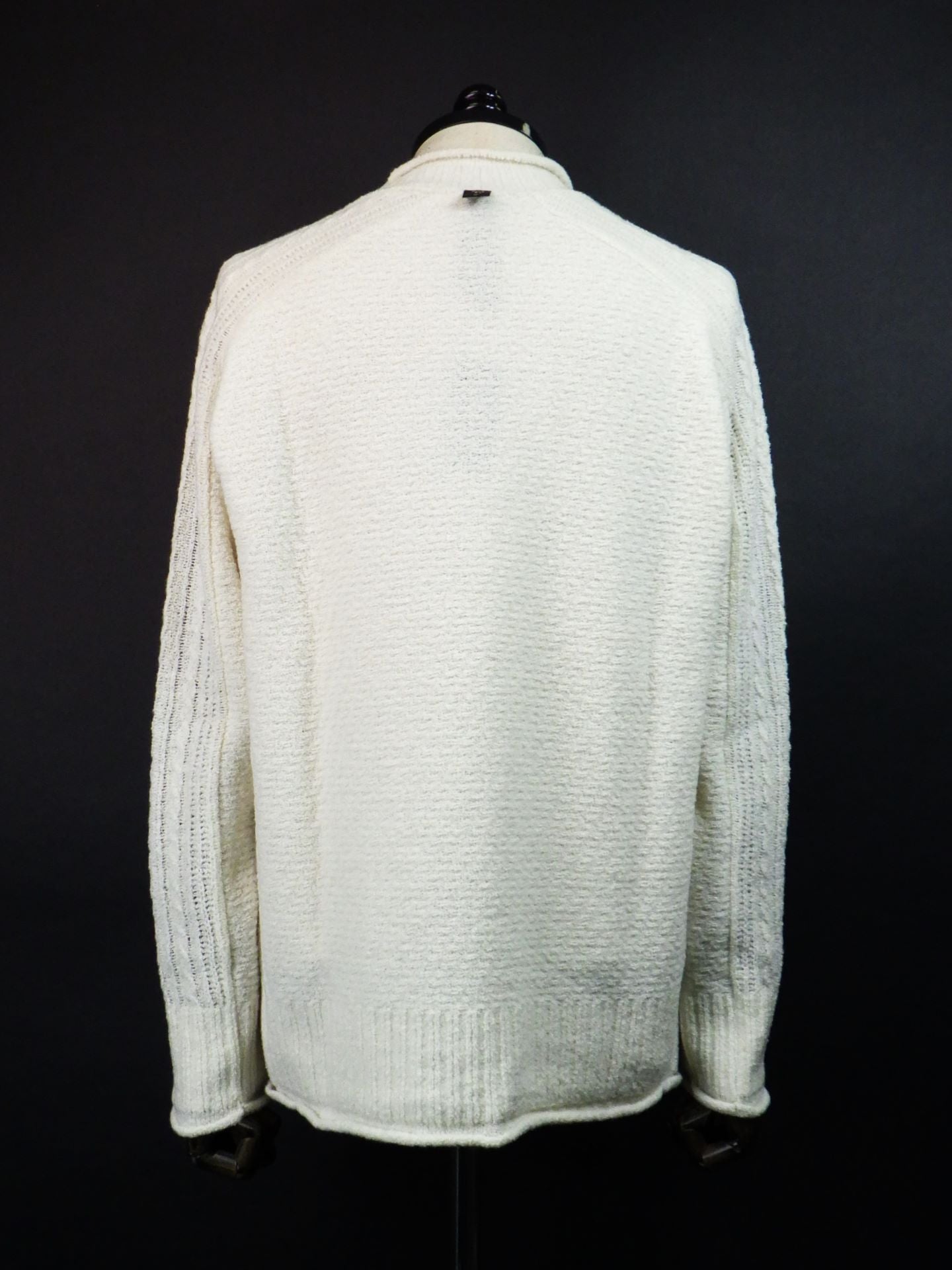 wjk　コンビネーションクルーネックセーター　6880wn05g-WH