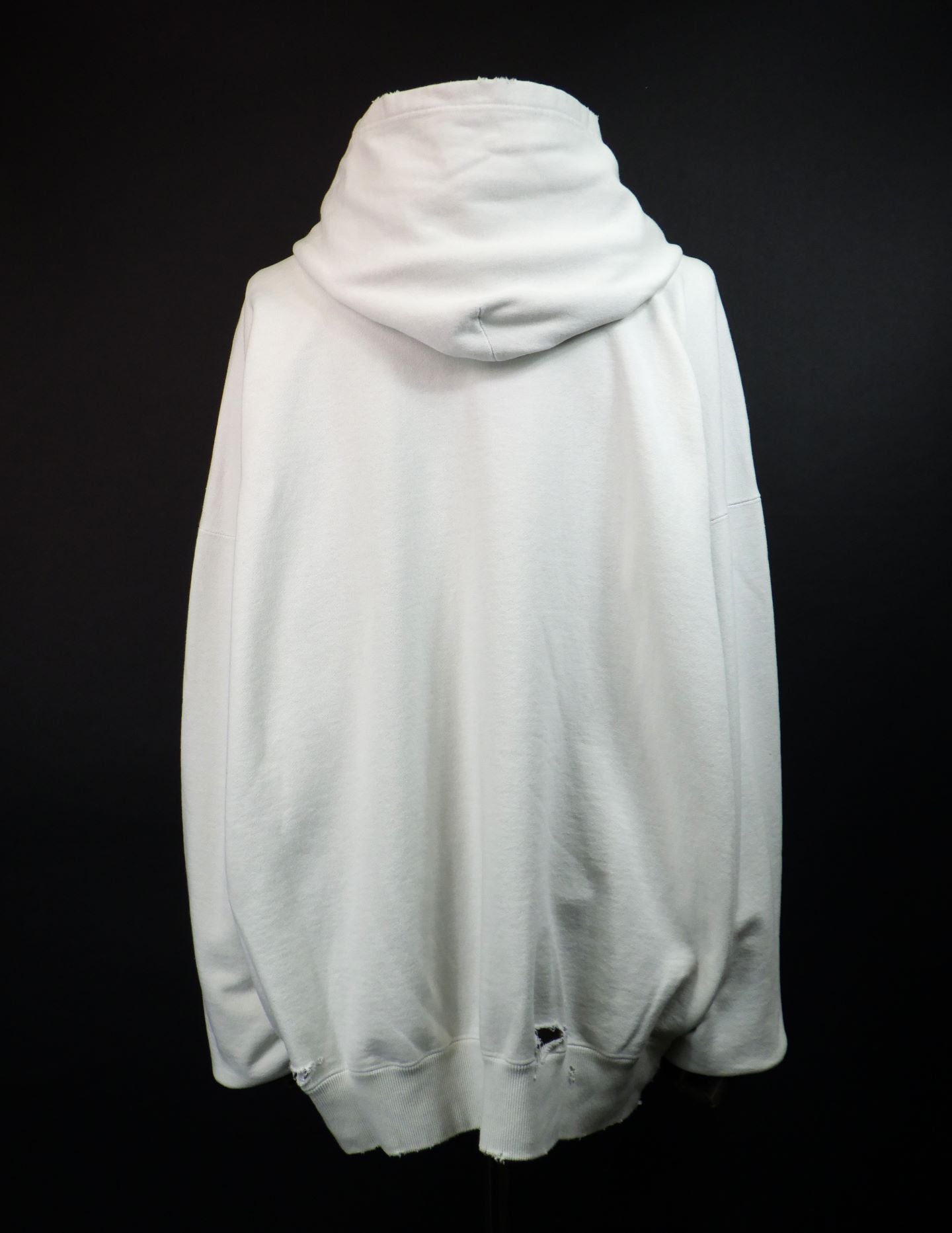 KAMIYA　ディスドレスドヘンリーネックフーディ　G15HD077-WH