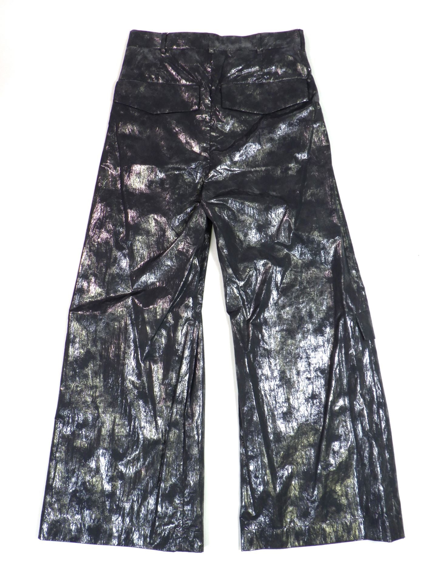 Licht Bestreben　ウォッシュドホイルコーティングシンフラップバギートラウザー　LB25AW-PT09-HKW