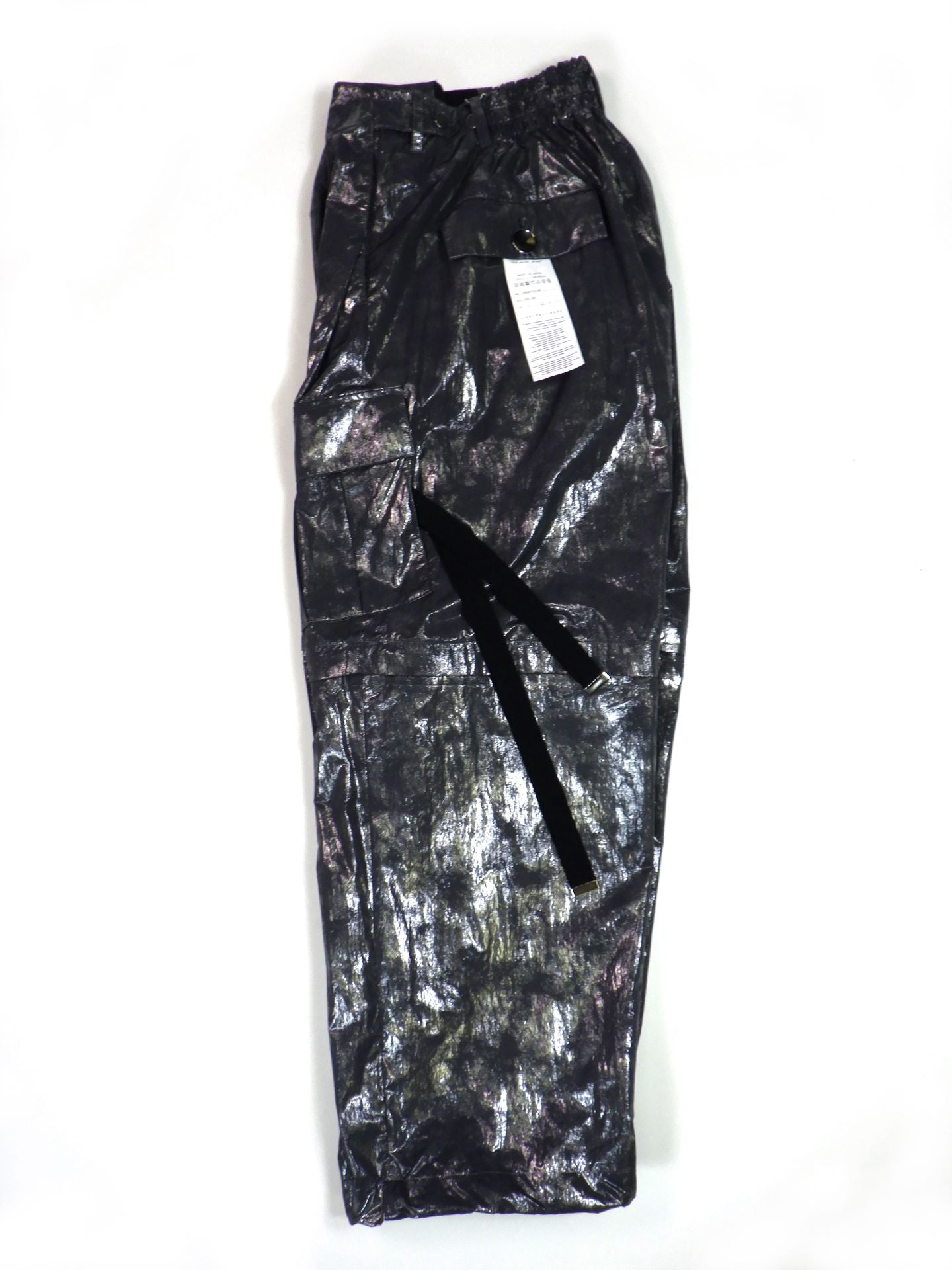 Licht Bestreben　ウォッシュドホイルコーティングデタッチャブルカーゴパンツ　LB25AW-PT05-HKW