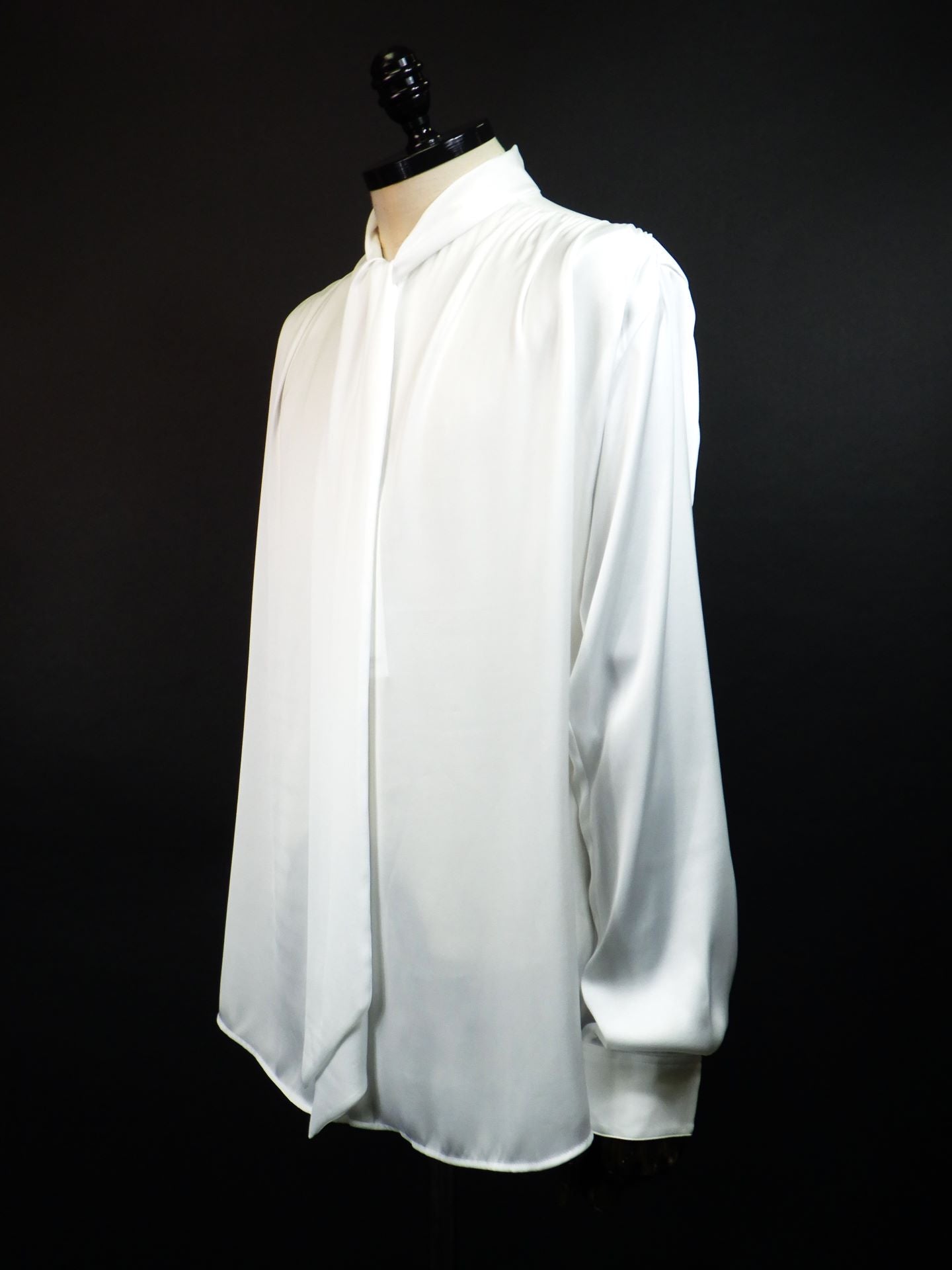 ペルシャ様　3点　おまとめ GALAABEND ビンテージサテンギャザーリボンシャツ 2502H1037-WH