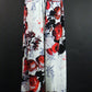 kiryuyrik　 Goth Flora Suede Stain Wide Tuck  Slacks　KW-HP41-900-WHT