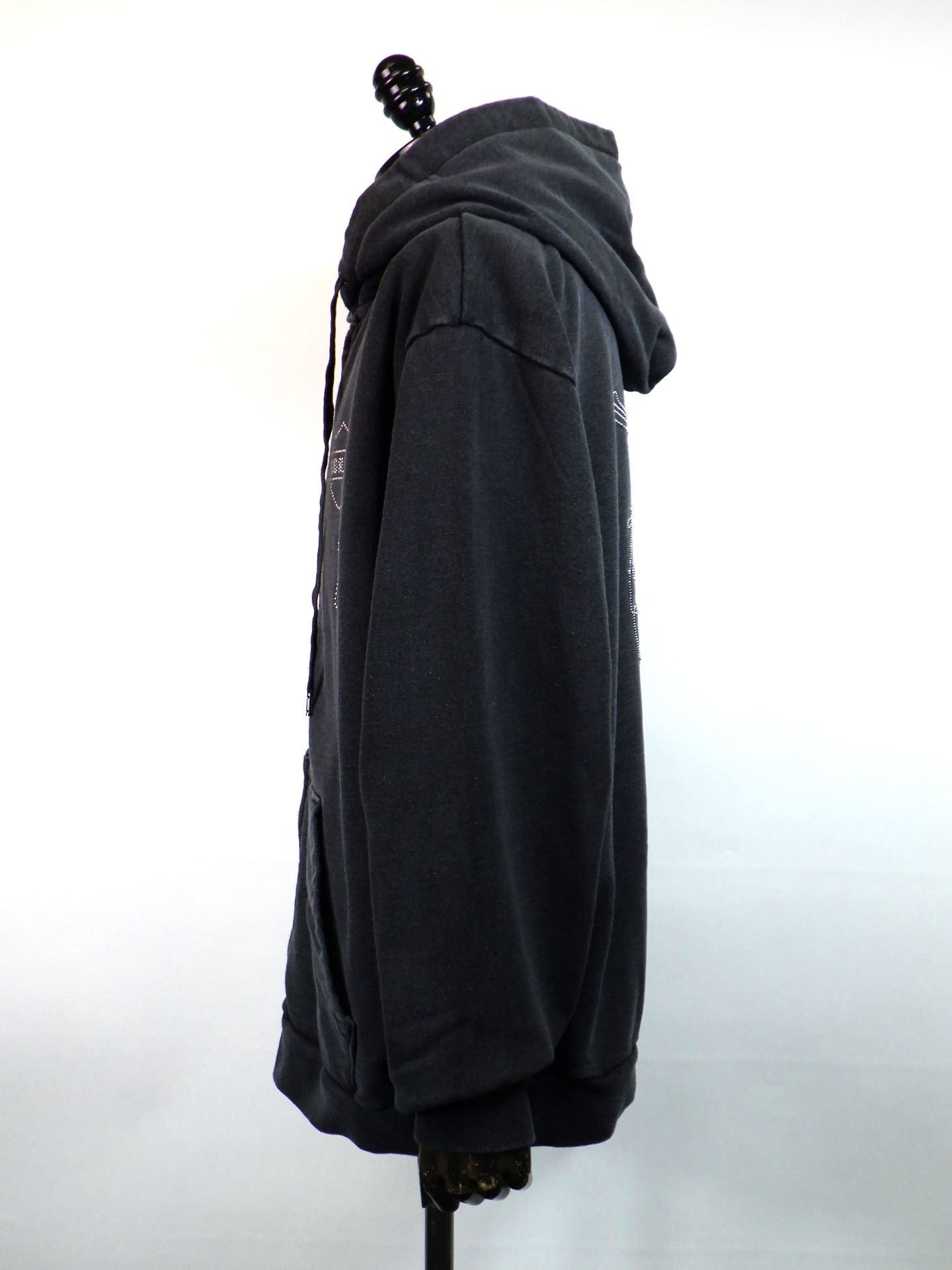 roarguns　クロスガンチェーンエンブロイダリーフーディ　25FGB-13A-BK